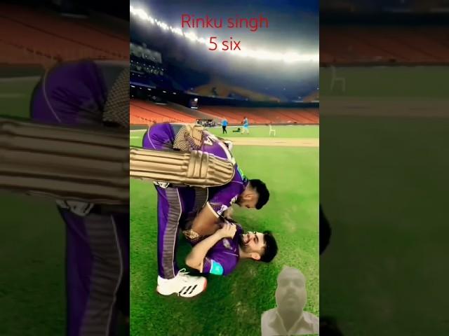 Rinku Singh 5 six& match winner #cricketlover #shortsfeed #cricket #ipl #cricketshorts #