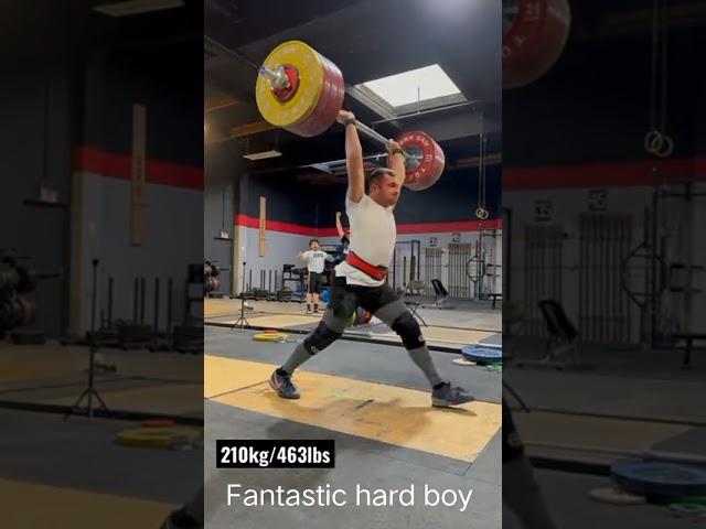 Ryan Sester - 210kg (463lb) Clean and Jerk #weightlifting #olympicathlete #olympicweightlifting
