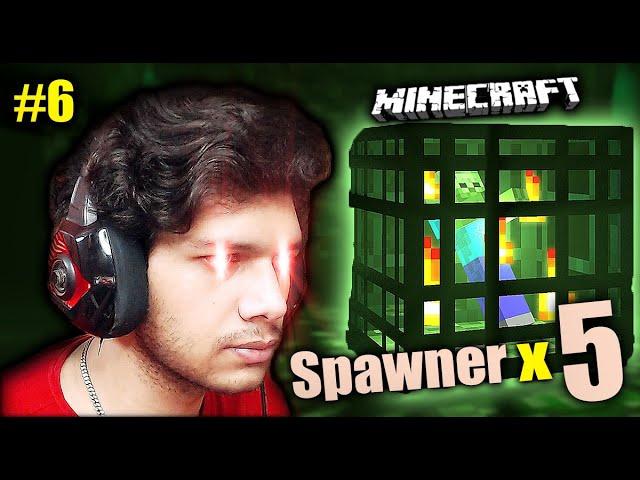 I Found 5 SPAWNERS in Minecraft! | Minecraft Gameplay #6 | Deeway gaming