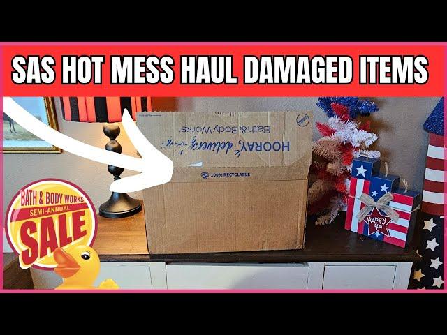 HOT MESS HAUL | Bath & Body Works ONLINE SAS HAUL | #bathandbodyworks #sas