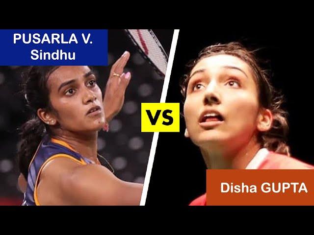 PV Sindhu vs Disha GUPTA R32 US Open 2023