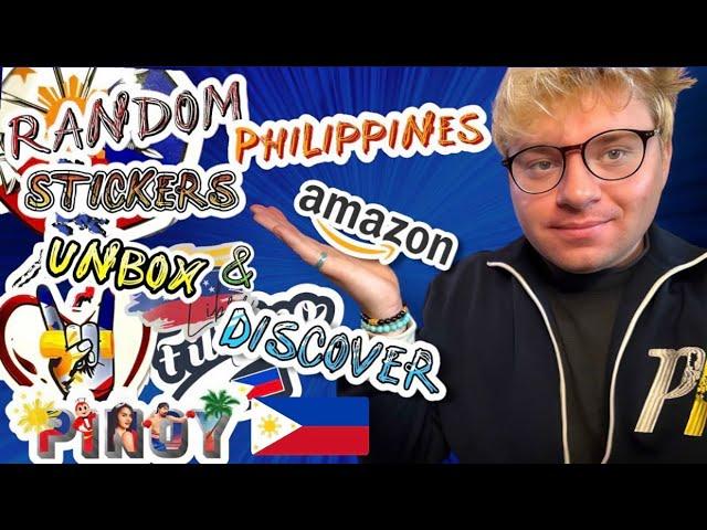 Amazon Mystery 66Pcs Philippines Stickers Pack