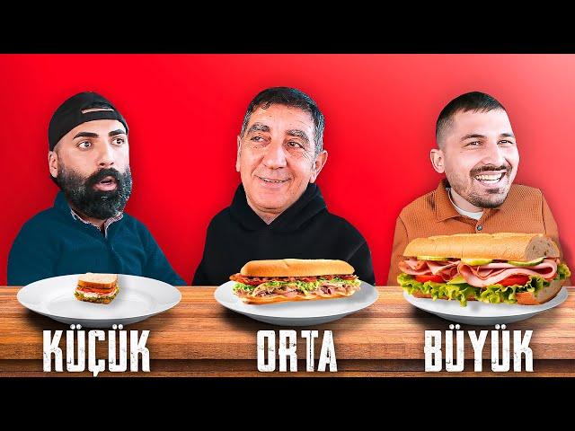 BÜYÜK , ORTA veya KÜÇÜK YEMEK YARIŞMASI ! (Ödüllü) @MamiEmen @SefaKndr