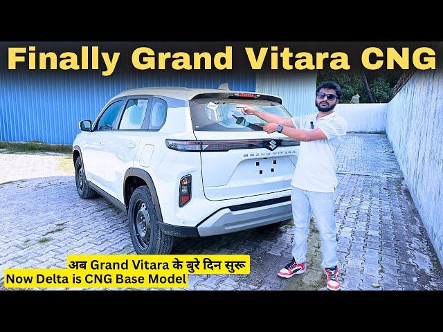 Finally  आ गया New Delta(CNG) Grand Vitara 2025 Price Features & Safety Gets 6Airbag TPMS etc