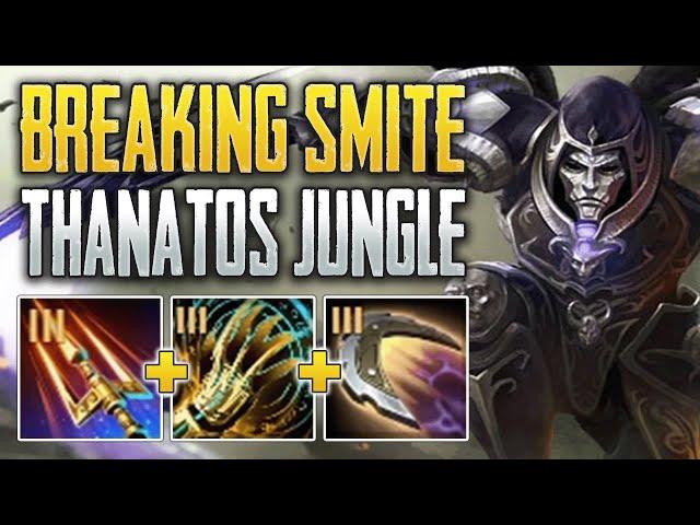 LIVING ON 0 HP!? Thanatos Jungle Gameplay | SMITE 2 Conquest