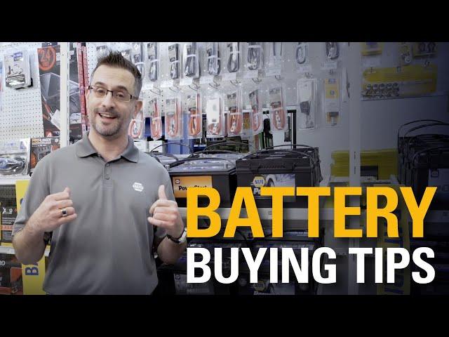 Battery Buying Tips | NAPA Shopping Know How