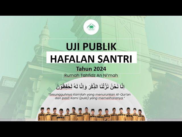 Uji Publik Hafalan Santri RTA 2024