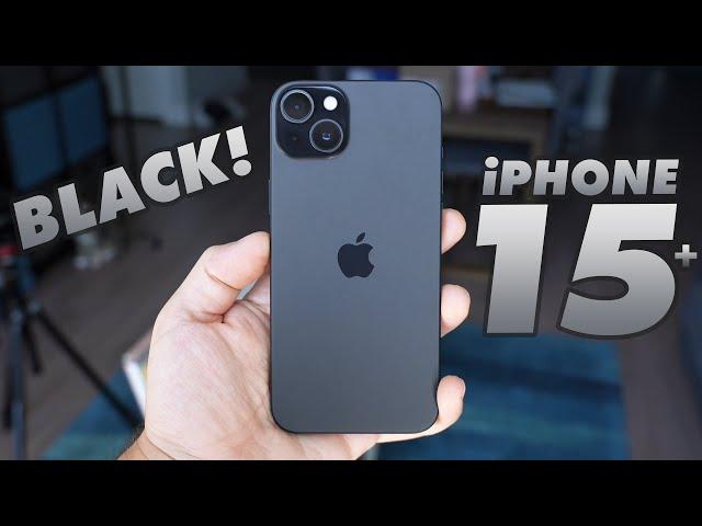 Black iPhone 15 Plus is Stealthy! Unboxing & Color Impressions!