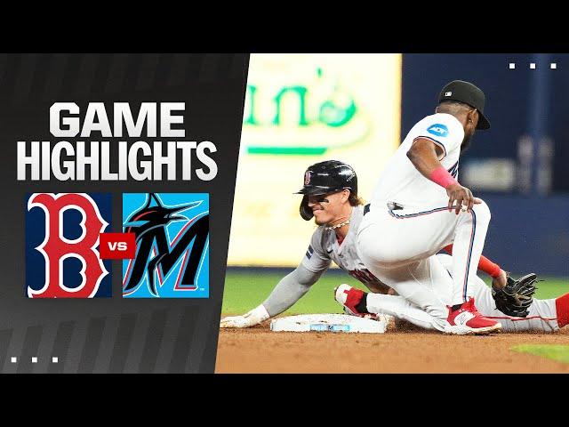 Red Sox vs. Marlins Highlights (7/2/24) | MLB Highlights