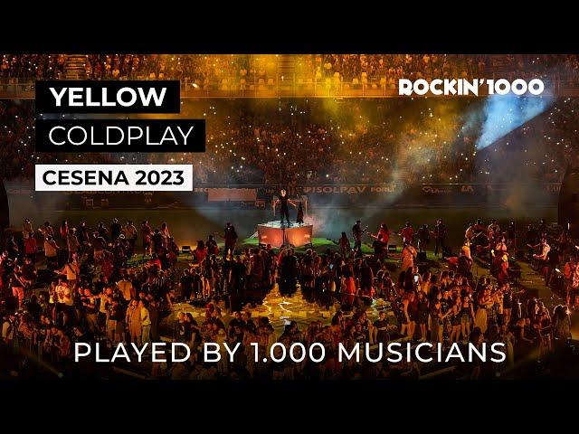 Yellow - Coldplay played by 1000 Musicians | Rockin’1000