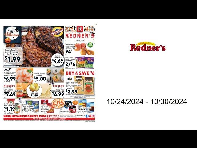 Redner's Markets Weekly Ad (US) - 10/24/2024 - 10/30/2024