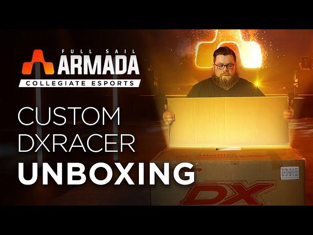 DXRacer Unboxing: Custom Armada Chairs | Full Sail University