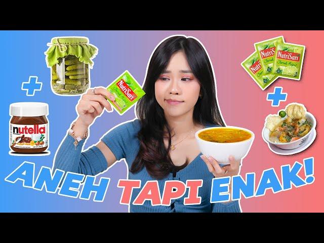 KOMBINASI MAKANAN ANEH TAPI ENAK! SOTO SAMA NUTRISARI? Part 6