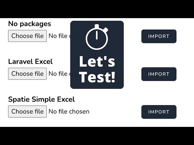 Speed Test: Laravel CSV Export/Import Large Files in 3 Ways