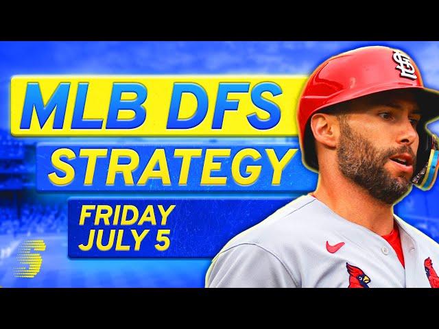 MLB DFS Today: DraftKings & FanDuel MLB DFS Strategy (Friday 7/5/24)