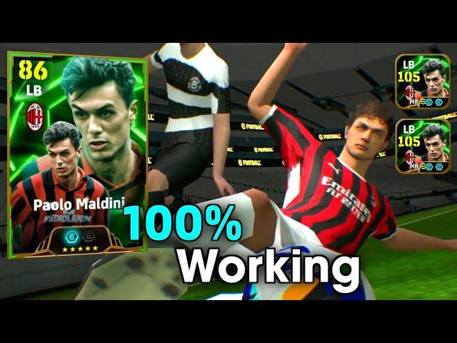 Trick To Get 106 Rated Epic Maldini In eFootball 2025 Mobile | Epic Paolo Maldini Trick In eFootball