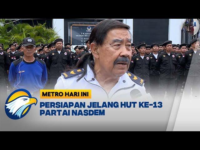 HUT ke-13  Partai Nasdem Mengusung Tema 'Sinergi Membangun Bangsa' [Metro Hari Ini]