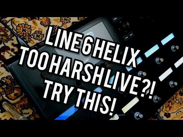 How to Tame Harsh High End /Gigging With The Line 6 Helix 2 Minute Tip