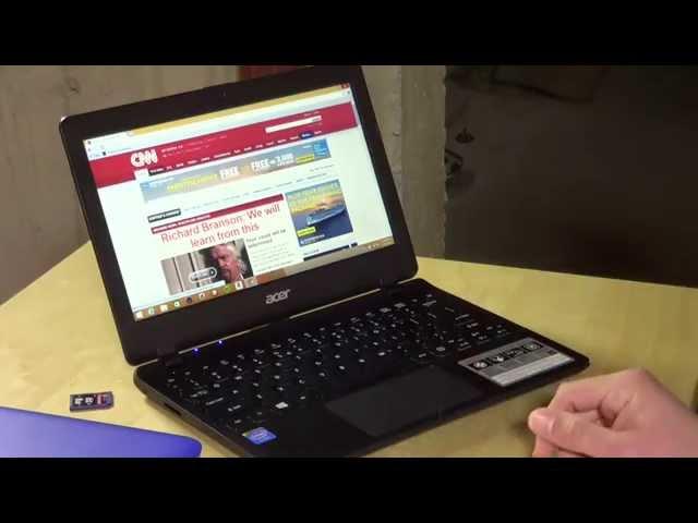 Acer Aspire E 11 Review - Compared to HP Stream 11 - Under $200 Windows 8 Notebook Laptop PC