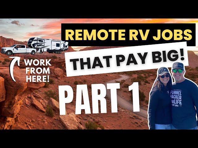 TOP Money-Making RV Jobs for Full-Time Nomad Life (NOT work camping or surveys)