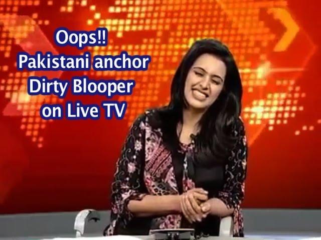 Beautiful Pakistani anchor dirty blooper on LIVE TV |FUNNY