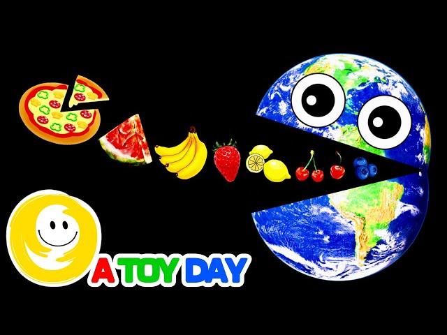 Hungry Planets 3 |  Planets FOOD BABY | Funny Planet comparison Game for kids | 8 Planets for kids