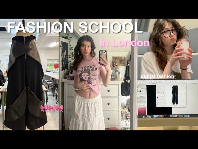 Week in my life at london fashion school || finals week edition 