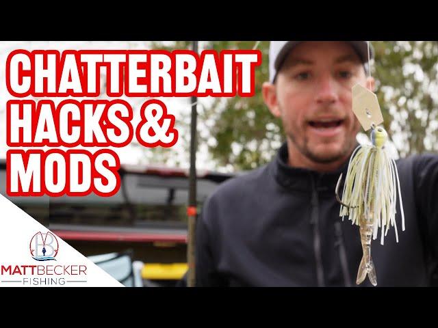 CHATTERBAIT HACKS to catch more BASS!