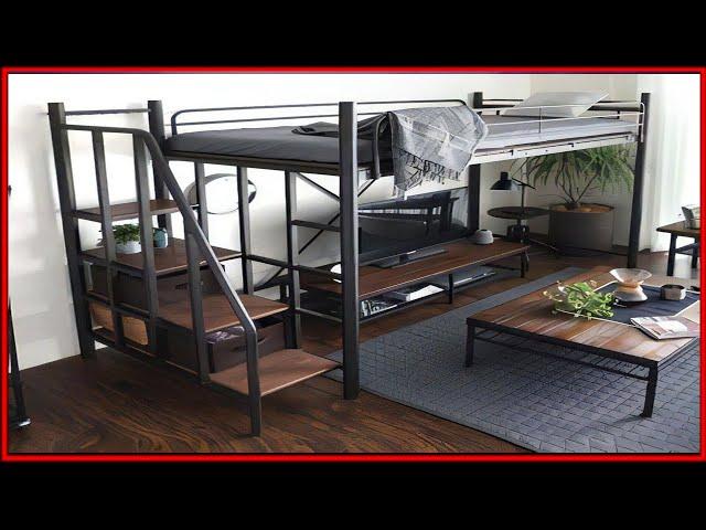 FOR SMALL ROOM BUNK BED IDEAS, DOUBLE DECK BED DESIGN IDEAS, SPACE SAVING