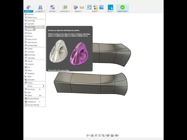 Fusion 360 Quick Tip | Advanced Form Edge Control #fusion360