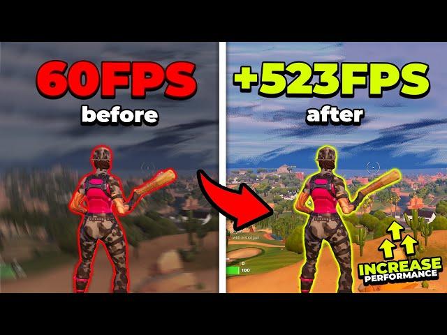 I Boosted My FPS by 50% in Fortnite Chapter 6! - FPS Boost & 0 Delay