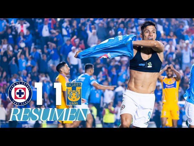 CRUZ AZUL 1-1 TIGRES J17 | La Máquina impone RÉCORD de puntos