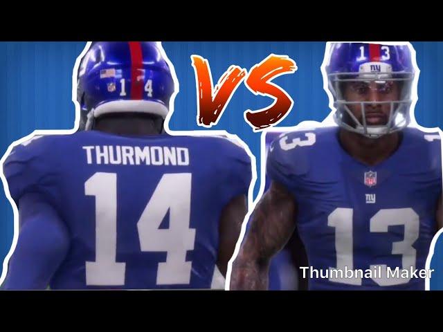 NFL | John Thurmond Game Winning Touchdown  ! Odell Beckham Jr. Mad ! Madden 18 Career Mode