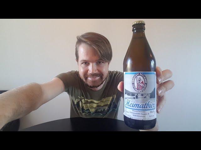 Beer review #827 Brauerei Seelmann Heimatbier (Zettmannsdorf, Oberfranken) 