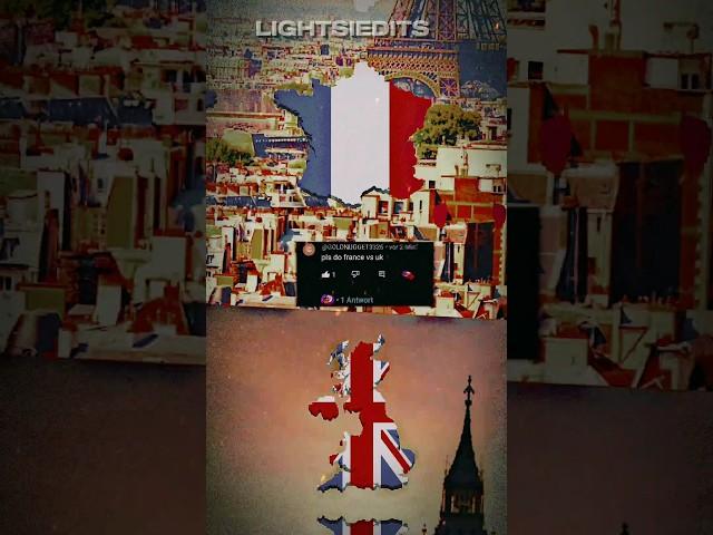 France vs UK #battle #vs #world #edit #europe #uk #france #shorts