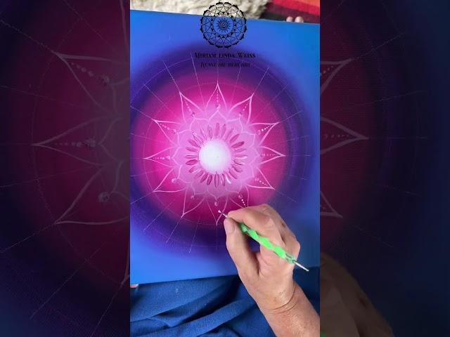 Timelapse #Seelenmandala #soulart #timelapseart #mandala #acrylicpainting #mandalaart #soulart