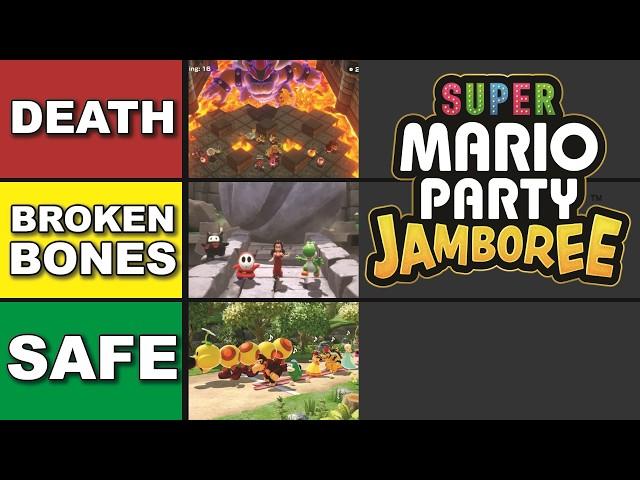 Ranking ALL MINIGAMES in Super Mario Party Jamboree by How DANGEROUS They Are