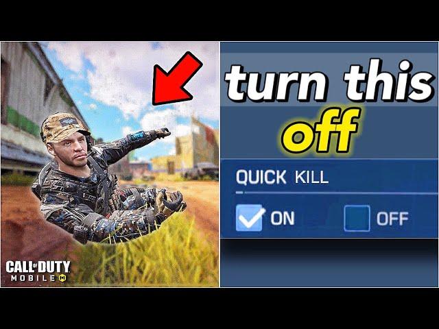 5 Settings That Make You a NOOB In COD Mobile..