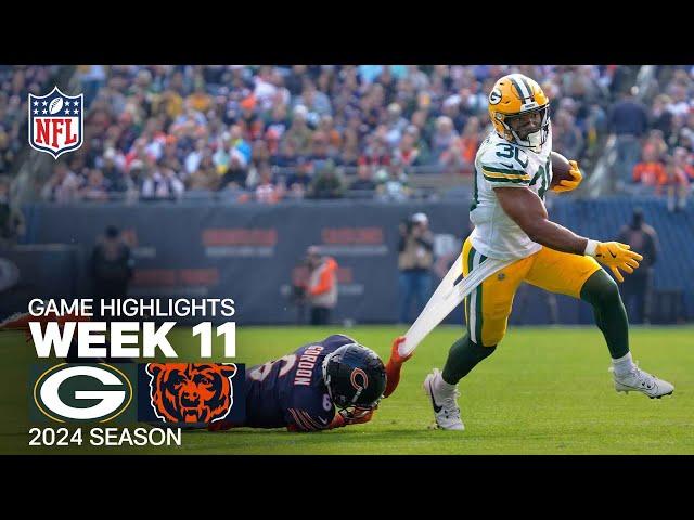 Green Bay Packers vs. Chicago Bears Game Highlights | NFL 2024 Season Week 11