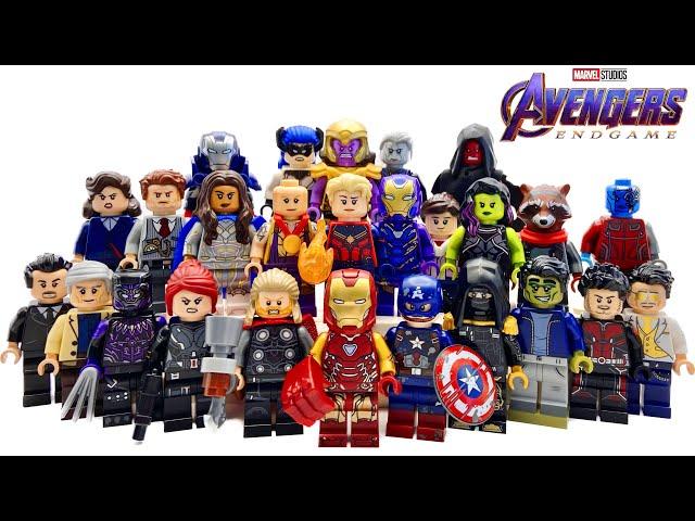 LEGO Avengers Endgame How To Build / Upgrade All Main Characters