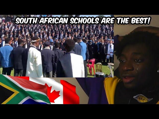 SOUTH AFRICAN SCHOOL WAR CRIES REACTION!. I started crying #reaction #amapiano #southafrica #school