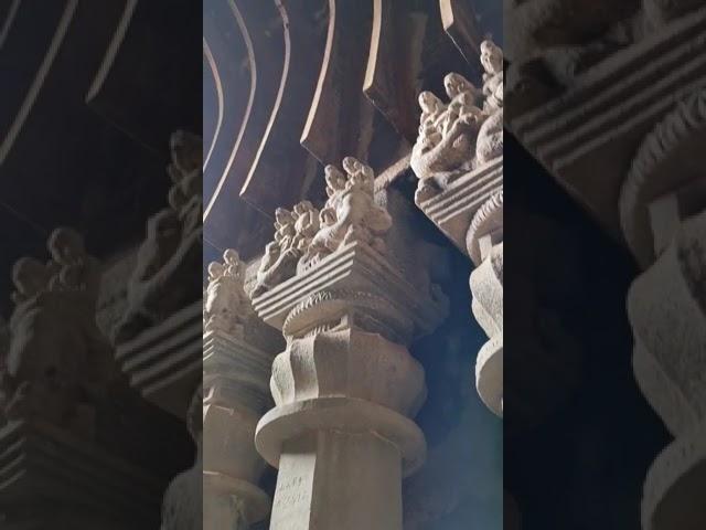 Karla caves Buddhist Indian rock cut cave#viral#ytshorts #karlacaves#pune #maharashtra#cave#buddhist