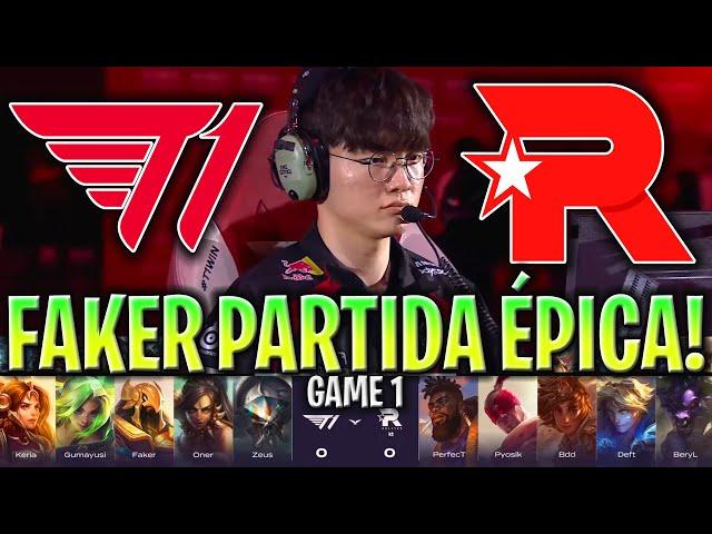 FAKER SACA AZIR EN UN PARTIDAZO ÉPICO! - T1 vs KT GAME 1 RESUMEN ESPAÑOL LCK SUMMER 2024 W3D4