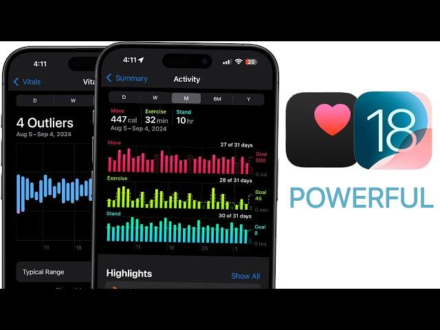 The iPhone Health App is Awesome with iOS 18! (here's how to use it)
