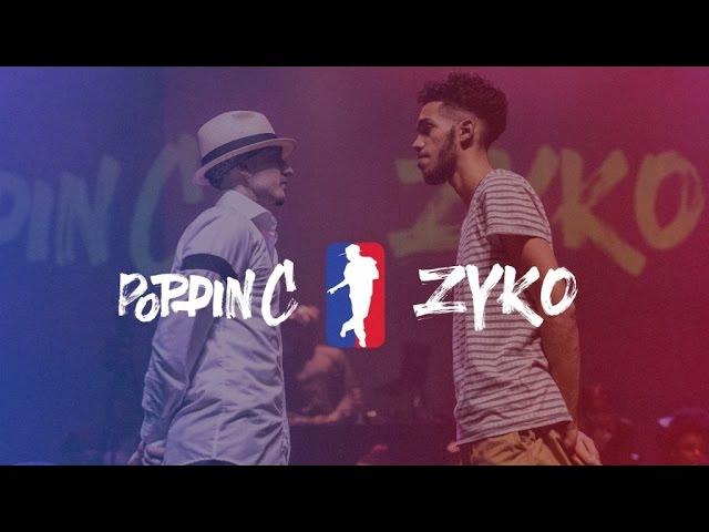 POPPIN C vs ZYKO | I LOVE THIS DANCE ALL STAR GAME 2016