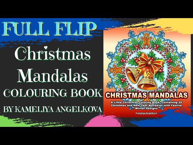 Christmas Mandalas Colouring Book By Kameliya Angelkova