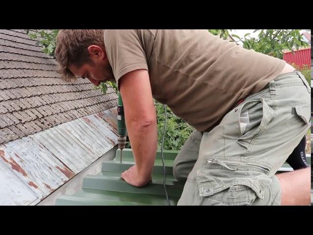 Anleitung: Neues Blechdach, Dach oder Trapezblech auf das Gartenhaus, Geräteschuppen oder Carport