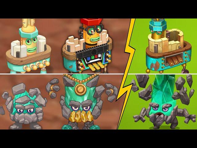 All Adult, Young & Elder Celestials Comparison (+ Adult Vhamp) | My Singing Monsters