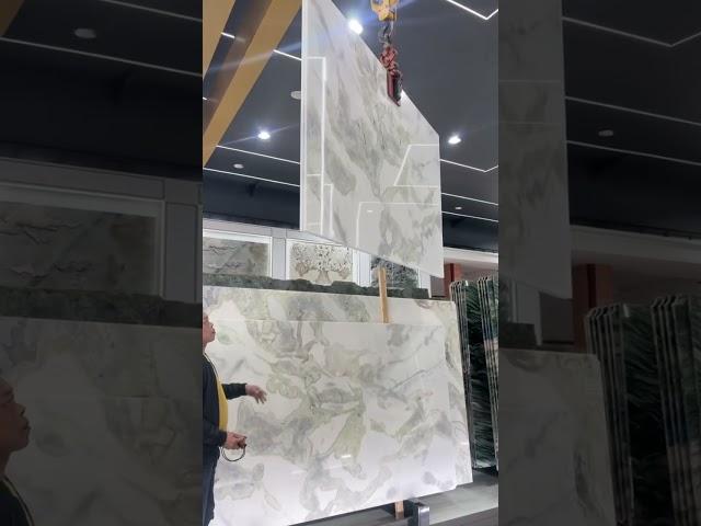 Translucent Dover White Marble slabs on stock…#doverwhitemarble #doverwhitemarbleslabs