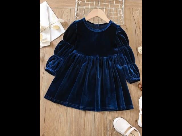 Velvet Dress Design For Babies 2023